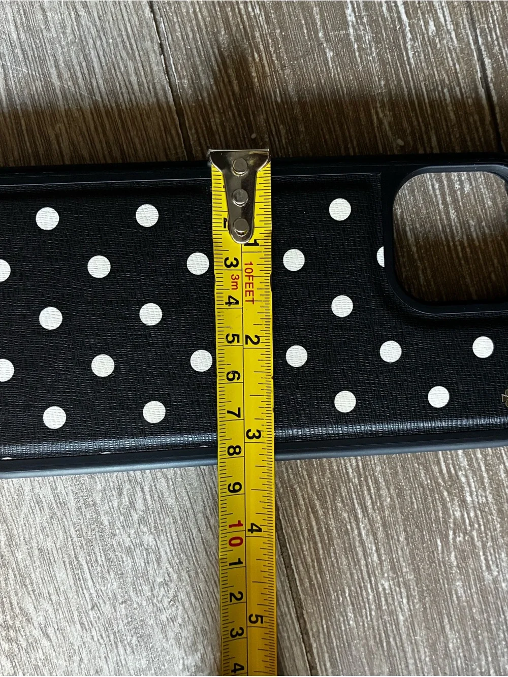 kate spade White Polka Dot Minnie Phone Wallet with Red Accents Fits IPhone 13